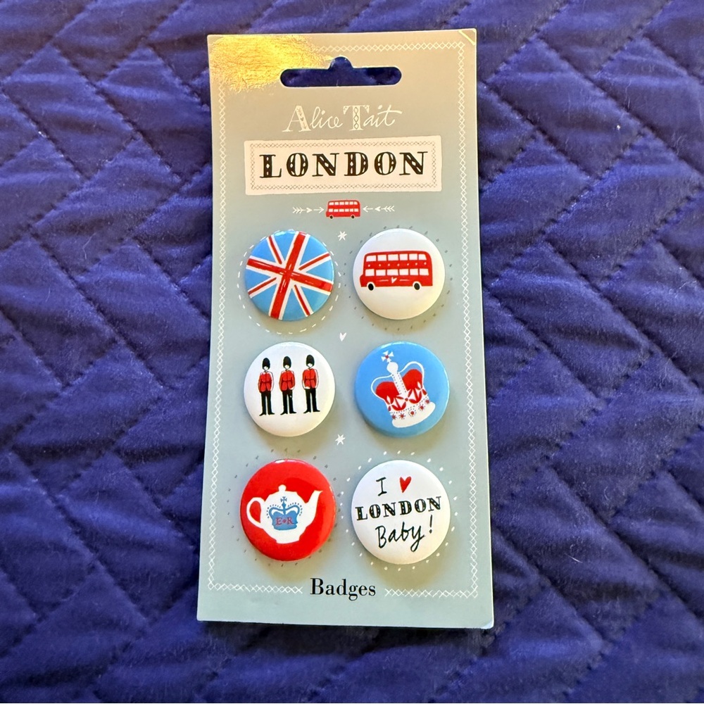 Alice Tait London Badge Set